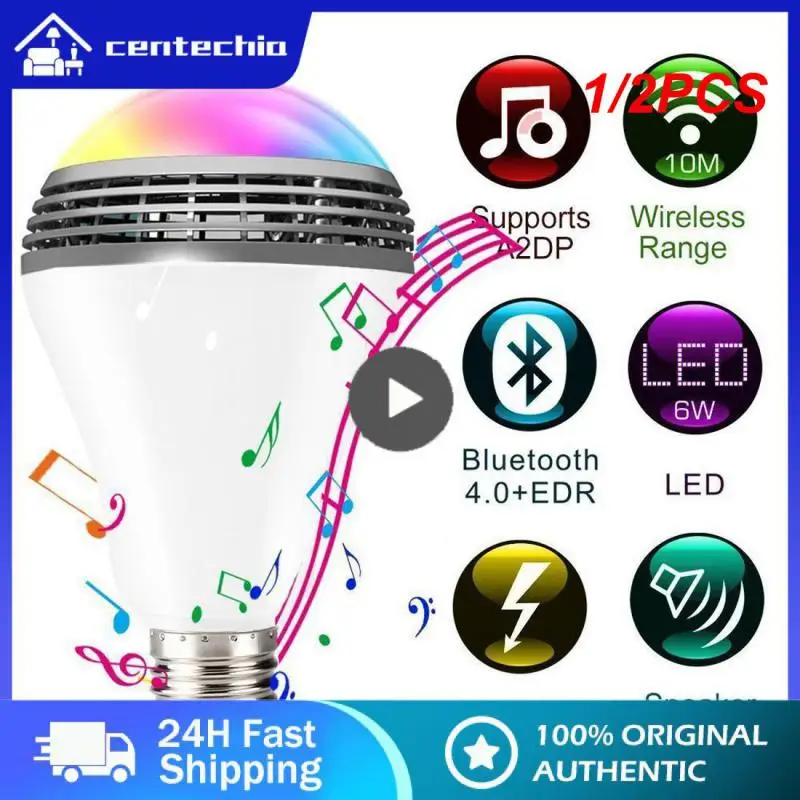 1/2 шт., E27, умная лампа, цвет RGB, музыкальные лампы, беспроводное управление музыкой, динамик с таймером, 4.0
1/2 шт., E27, умная лампа, цвет RGB, музыкальные лампы, беспроводное управление музыкой, динамик с таймером, 4.0