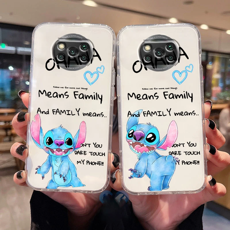 Stitch Disney Cool For Poco X5 C55 C40 C50 F4 M4 X4 GT X3 F3 GT M3 C3 NFC Pro Mix3 Transparent Phone Case 
Stitch Disney Cool For Poco X5 C55 C40 C50 F4 M4 X4 GT X3 F3 GT M3 C3 NFC Pro Mix3 Transparent Phone Case