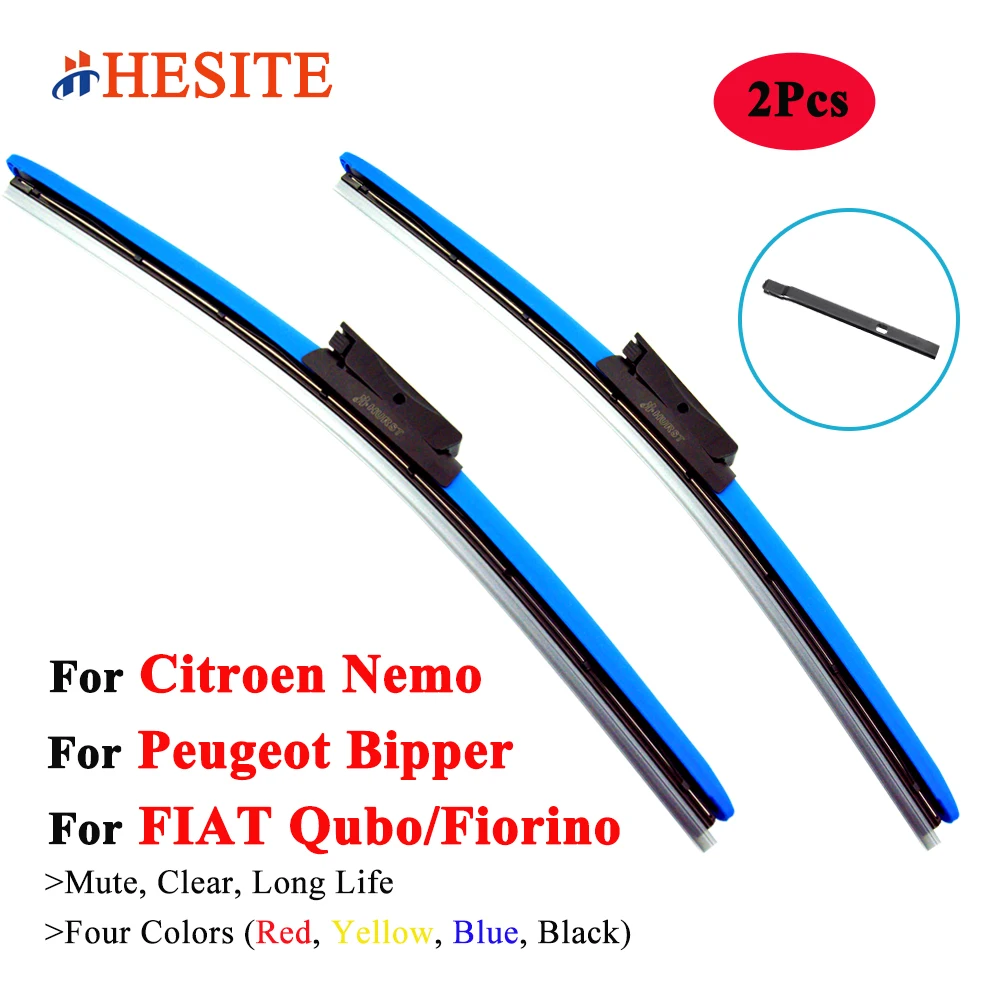 HESITE Colorful Car Wiper Blade For FIAT Qubo Fiorino Citroen Nemo Peugeot Bipper Estate 2007 2009 2010 2011 2015 2016 2019 2022 
HESITE Colorful Car Wiper Blade For FIAT Qubo Fiorino Citroen Nemo Peugeot Bipper Estate 2007 2009 2010 2011 2015 2016 2019 2022