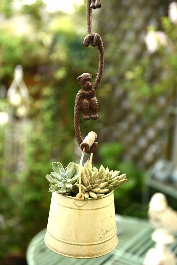 Cast Iron Matt Black Monkey S-Shaped Hook Garden Animal Hook Creative Hanger Home/Outdoor Decor Hanging Coats Decor Hardware
Cast Iron Matt Black Monkey S-Shaped Hook Garden Animal Hook Creative Hanger Home/Outdoor Decor Hanging Coats Decor Hardware