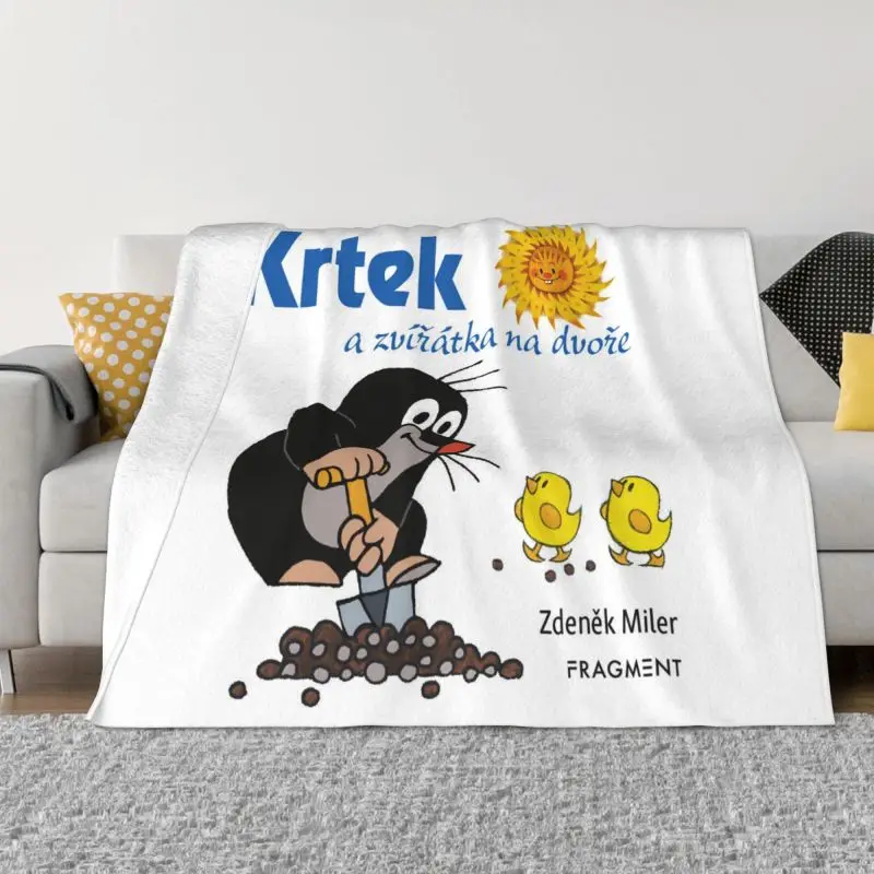 Krtek Little Maulwurf Blanket Soft Flannel Fleece Warm Mole Cartoon Comic Throw Blankets for Travel Bedding Sofa Bedspreads
Krtek Little Maulwurf Blanket Soft Flannel Fleece Warm Mole Cartoon Comic Throw Blankets for Travel Bedding Sofa Bedspreads