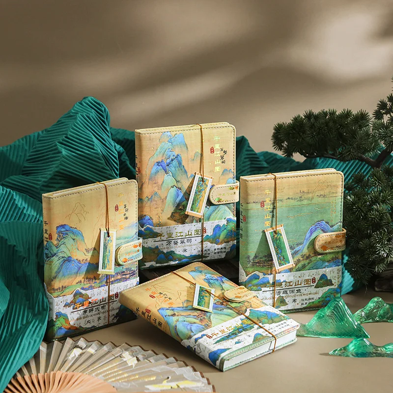 Fu Pomelo Pu Buckle Book Thousands Of Miles Of Jiangshan Map Series Ancient Style Personalized Hand Book Student Notes
Fu Pomelo Pu Buckle Book Thousands Of Miles Of Jiangshan Map Series Ancient Style Personalized Hand Book Student Notes