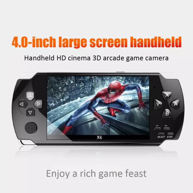 4.0 Inch Handheld Video Game Console Dual Joystick Mini Portable Game Console Built-in 1500 Classic Free Games Support TV PC
4.0 Inch Handheld Video Game Console Dual Joystick Mini Portable Game Console Built-in 1500 Classic Free Games Support TV PC