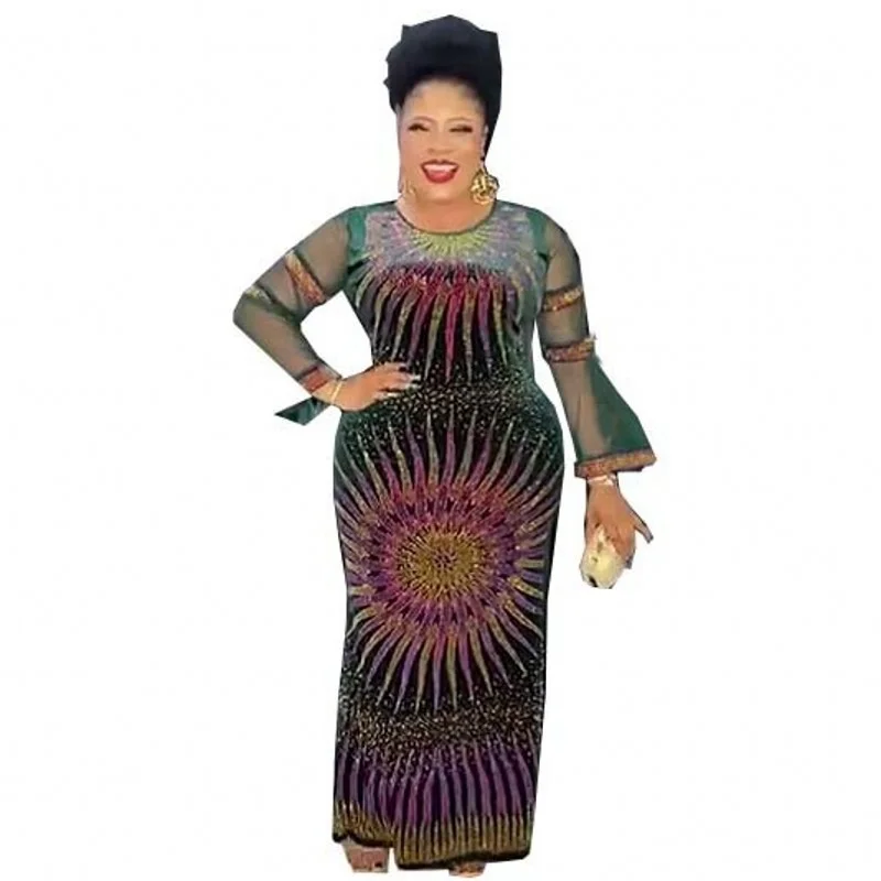 Velvet African Maxi Dress For Women New Style Classic African Dashiki Fashion Loose Long Dress Africa Clothes Islamic Robe
Velvet African Maxi Dress For Women New Style Classic African Dashiki Fashion Loose Long Dress Africa Clothes Islamic Robe