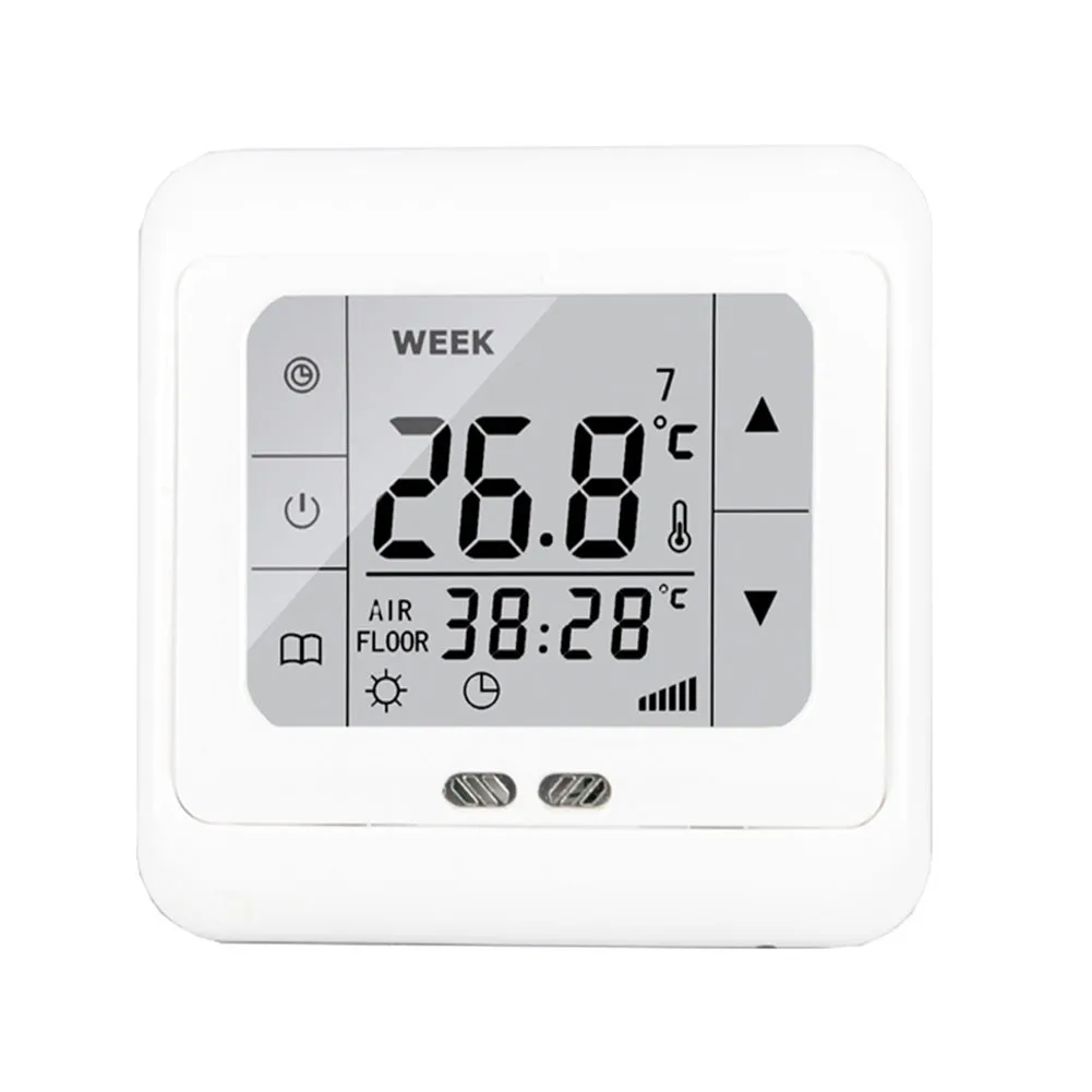 1PCS Controller Underfloor White Floor Sensor Heating PC+ABS Room Controller Thermostat Touch Mode Touchscreen
1PCS Controller Underfloor White Floor Sensor Heating PC+ABS Room Controller Thermostat Touch Mode Touchscreen