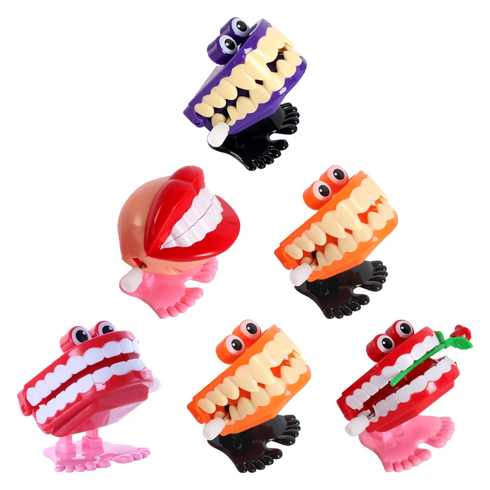 6 Pcs Jumping Teeth Models Funny Wind-up Toys Halloween Kids Playthings Chattering Children Walking Clockwork
6 Pcs Jumping Teeth Models Funny Wind-up Toys Halloween Kids Playthings Chattering Children Walking Clockwork