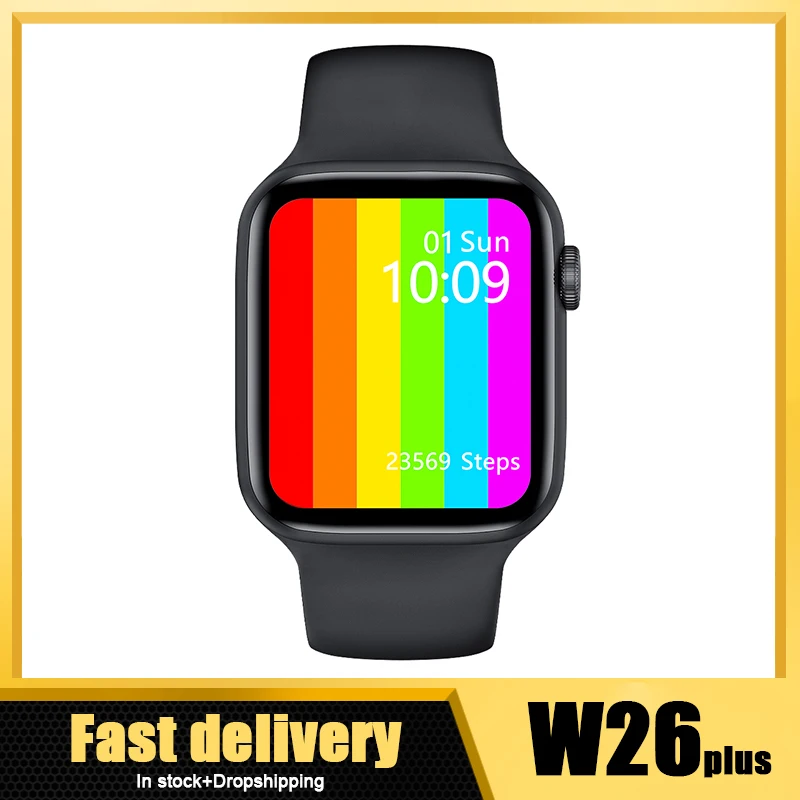 NEW IWO W26 PLUS 44MM Smart Watch Men Women Full Screen Buletooth Call Ip68 Waterproof Smart Clock For Android IOS Phone Series7
NEW IWO W26 PLUS 44MM Smart Watch Men Women Full Screen Buletooth Call Ip68 Waterproof Smart Clock For Android IOS Phone Series7