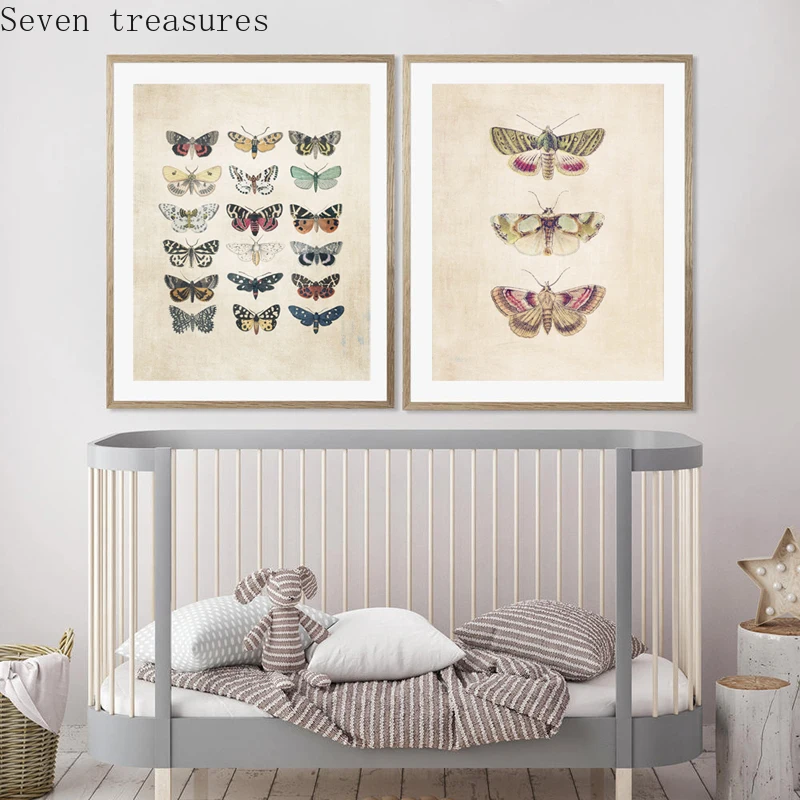Vintage Butterfly Prints Insect Nature Kids Education Poster Nursery Room Decoration Wall Art Pictures Canvas Painting Children
Vintage Butterfly Prints Insect Nature Kids Education Poster Nursery Room Decoration Wall Art Pictures Canvas Painting Children