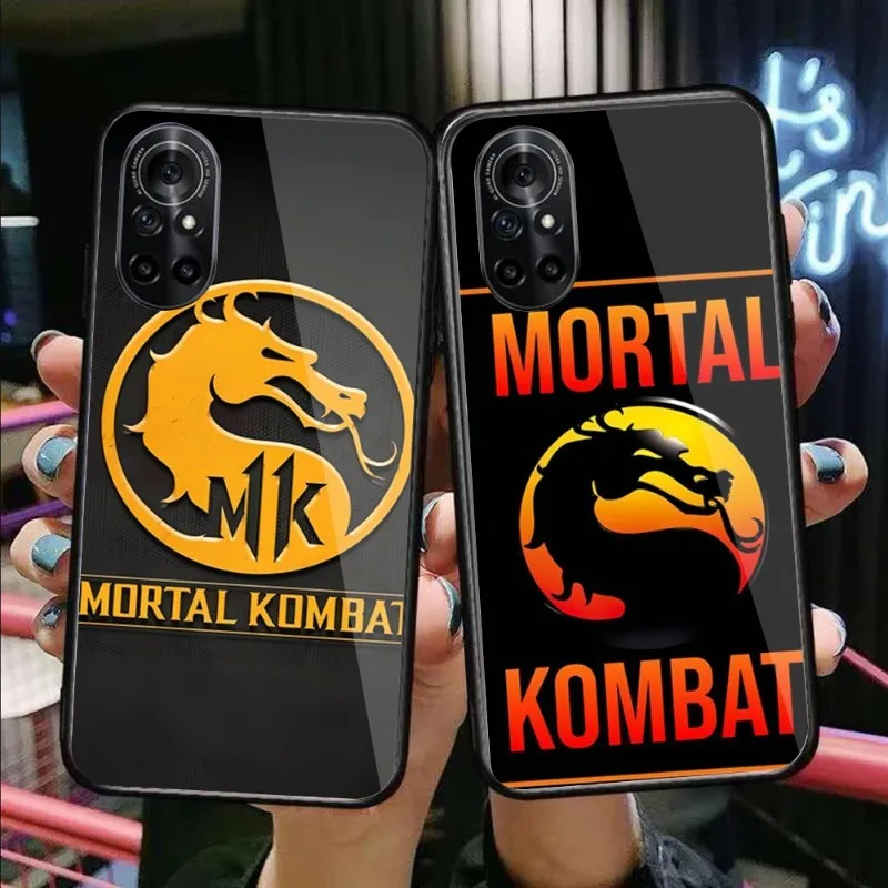 

Mortal Kombat Phone Case For Huawei P50 P40 P30 P20 Pro Mate 40 30 20 Pro Nova 9 8 7 PC Glass Phone Cover