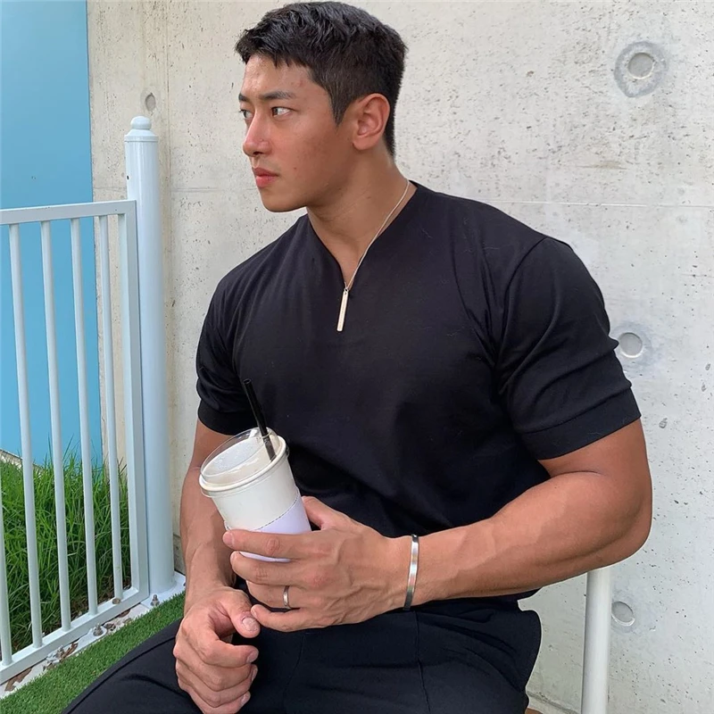 6840 Aangekomen V-hals Korte Mouw Heren T-shirt Slim Fit T-shirt Mannen Skinny Casual Zomer Tshirt Camisetas Hombre
6840 Aangekomen V-hals Korte Mouw Heren T-shirt Slim Fit T-shirt Mannen Skinny Casual Zomer Tshirt Camisetas Hombre