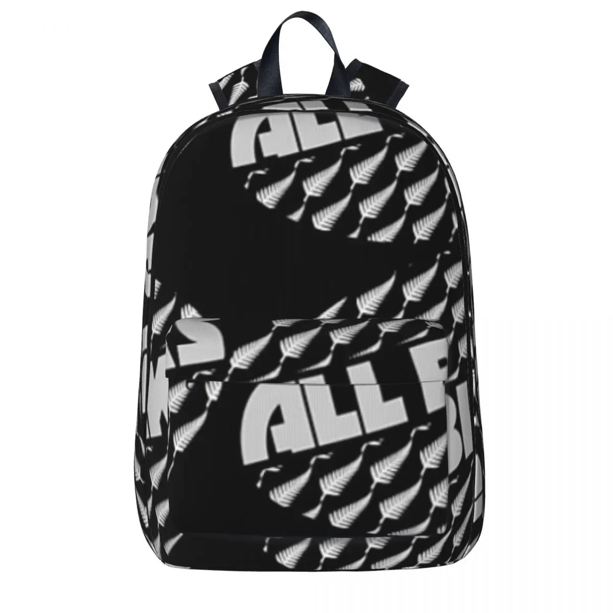 

All Blacks Rugby Fern Design For Rugby Fans Backpacks Boys Girls Bookbag Children School Bags Kids Rucksack Travel Rucksack