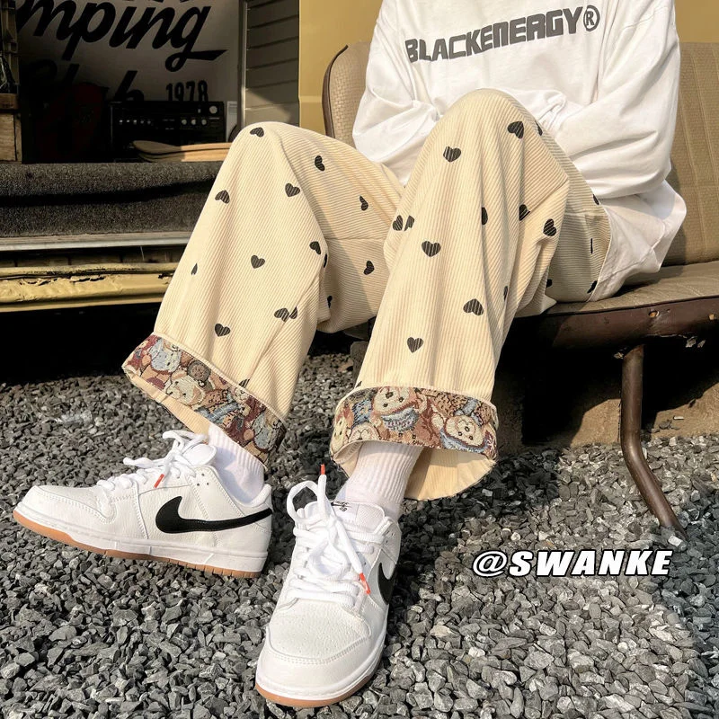 2022 Men's Loose Printed Casual Cargo Pants Vintage Hip Hop Style Knitted Trousers Grey/black/khaki Color Sweatpants Size S-3XL
2022 Men's Loose Printed Casual Cargo Pants Vintage Hip Hop Style Knitted Trousers Grey/black/khaki Color Sweatpants Size S-3XL