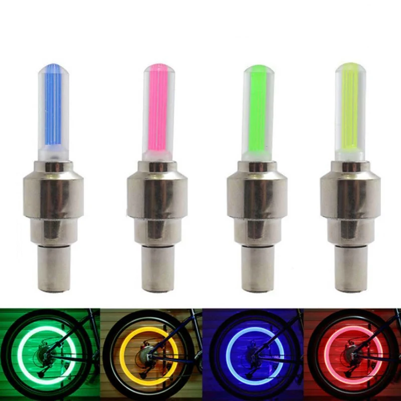 2PCS Bicycle Bike LED Lights With No Battery Mountain Road Bike Bicycle Warning Lights Tyre Tire Valve Caps Wheel Spokes Light
2PCS Bicycle Bike LED Lights With No Battery Mountain Road Bike Bicycle Warning Lights Tyre Tire Valve Caps Wheel Spokes Light