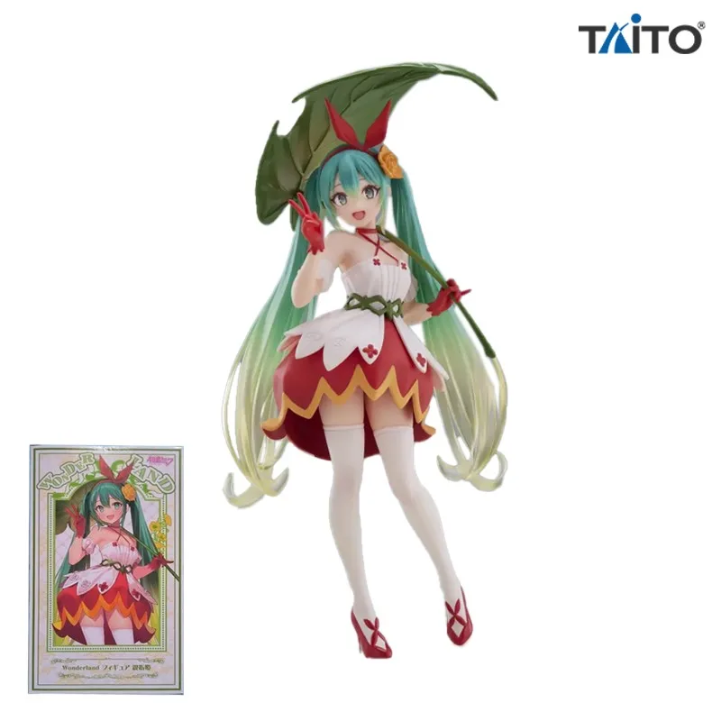 TAiTO Original Piapro Anime Figure 20Cm Wonderland Hatsune Miku Action Figure Toys For Kids Gift Collectible Model Ornaments
TAiTO Original Piapro Anime Figure 20Cm Wonderland Hatsune Miku Action Figure Toys For Kids Gift Collectible Model Ornaments