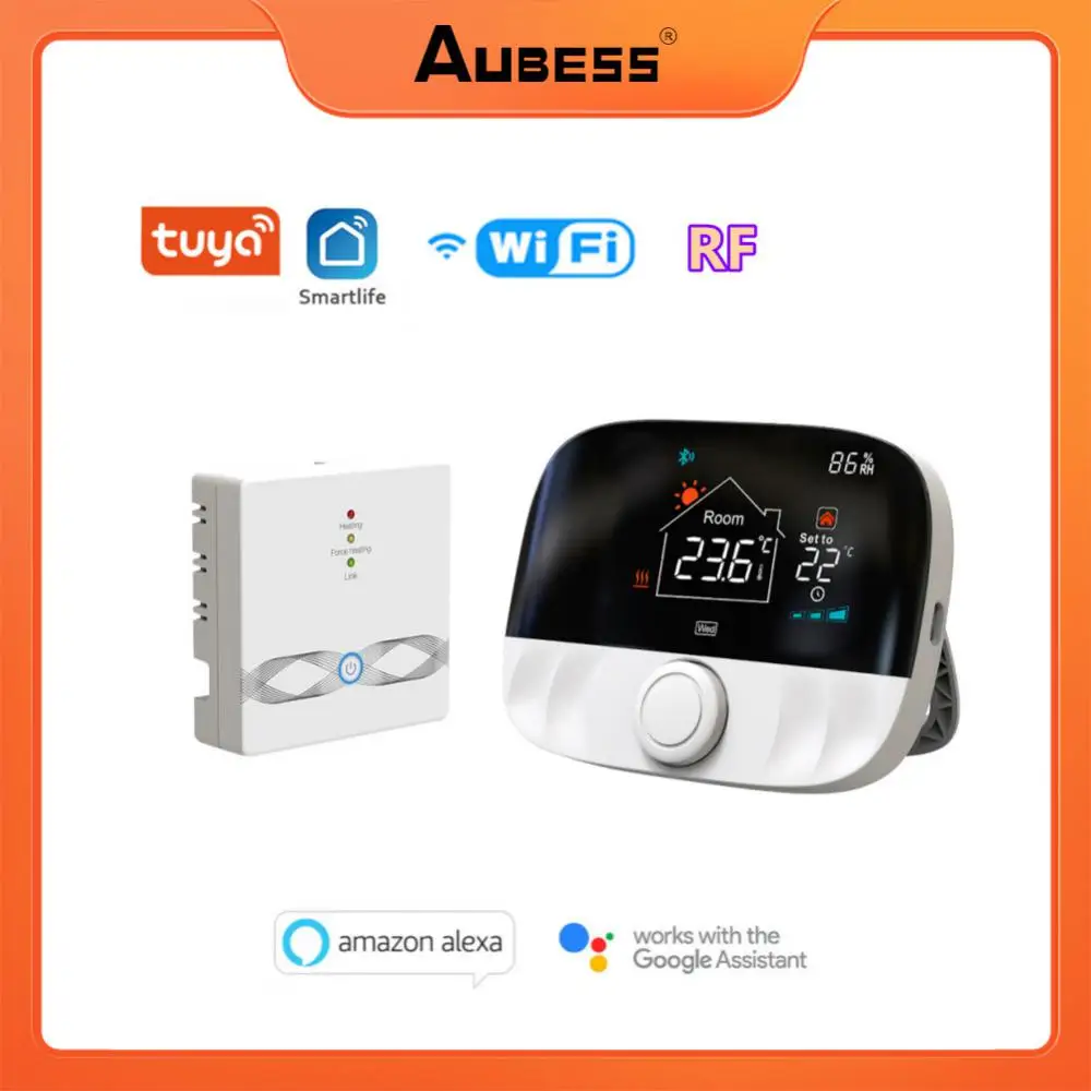 RF Wireless Wifi Thermostat RF 433 Water Gas Boiler Actuator Programmable Hysteresis Temperature Controller via Alexa Google
RF Wireless Wifi Thermostat RF 433 Water Gas Boiler Actuator Programmable Hysteresis Temperature Controller via Alexa Google
