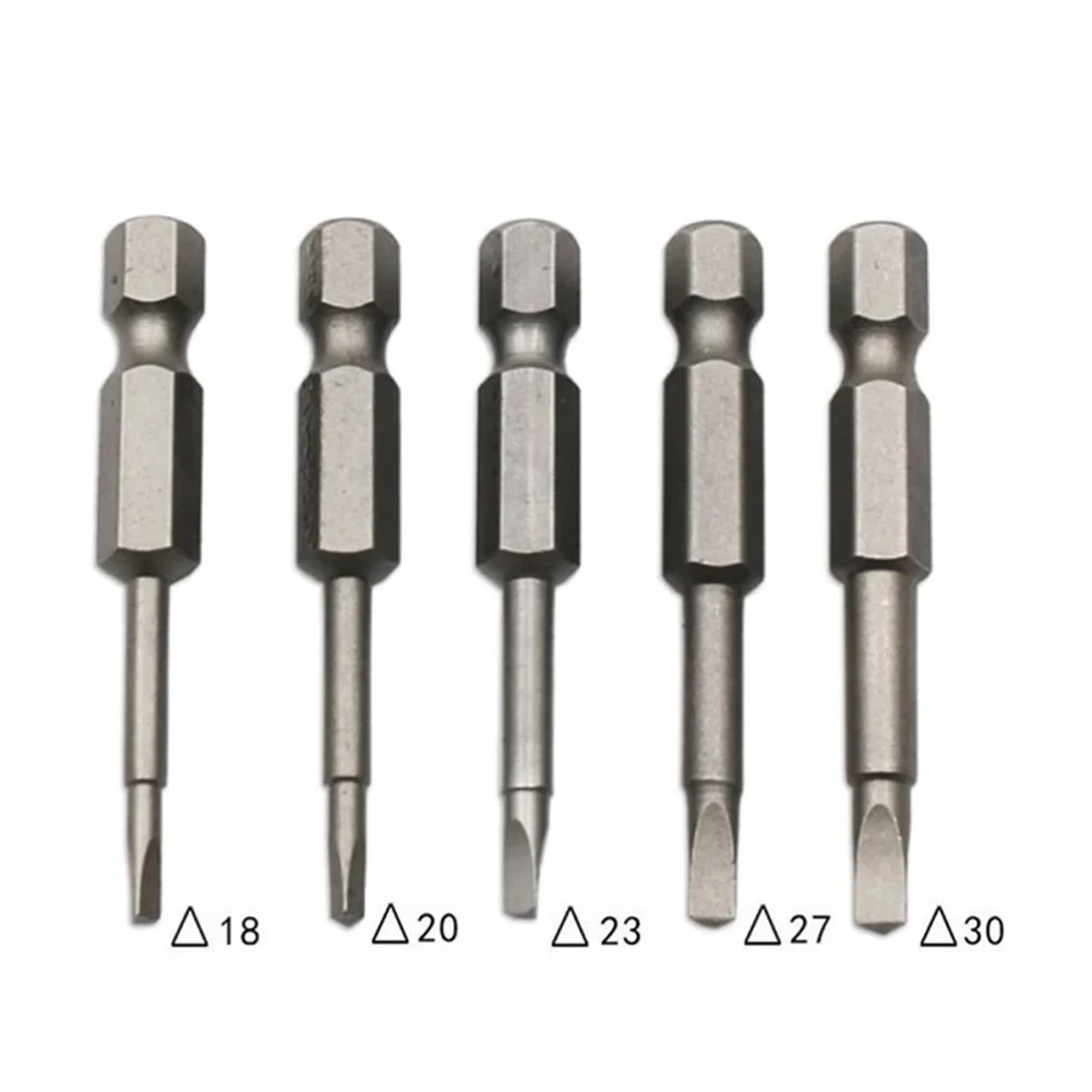 5Pcs 50mm Magnetic Triangle Head Screwdriver Bit 1/4" Alloy Steel Anti Slip Hex Screw Equipment Electric Power Tool Accessories
5Pcs 50mm Magnetic Triangle Head Screwdriver Bit 1/4" Alloy Steel Anti Slip Hex Screw Equipment Electric Power Tool Accessories
