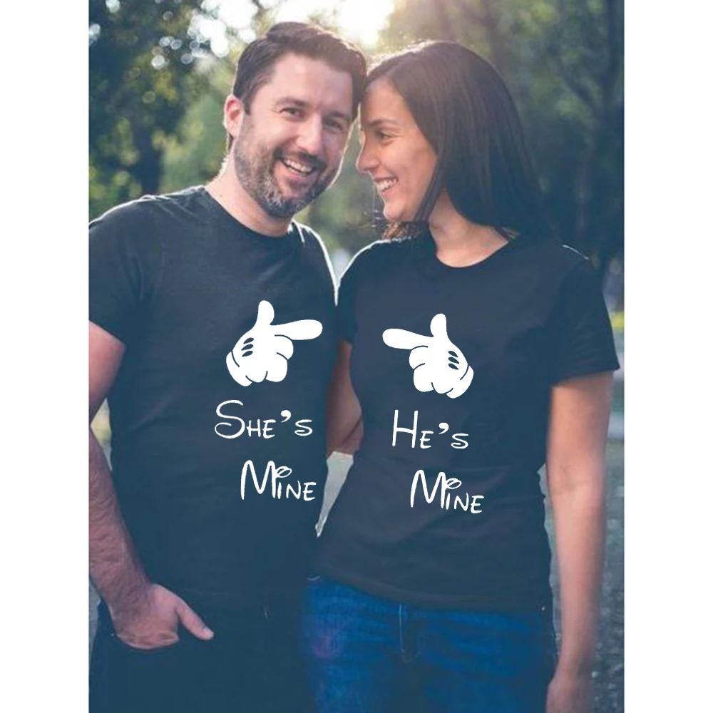 She's Mine He's Mine Graphic Tees Women Couple Matching T Shirts Kawaii Harajuku Love Gift Aesthetic Men's Tops Tumblr Clothing
She's Mine He's Mine Graphic Tees Women Couple Matching T Shirts Kawaii Harajuku Love Gift Aesthetic Men's Tops Tumblr Clothing