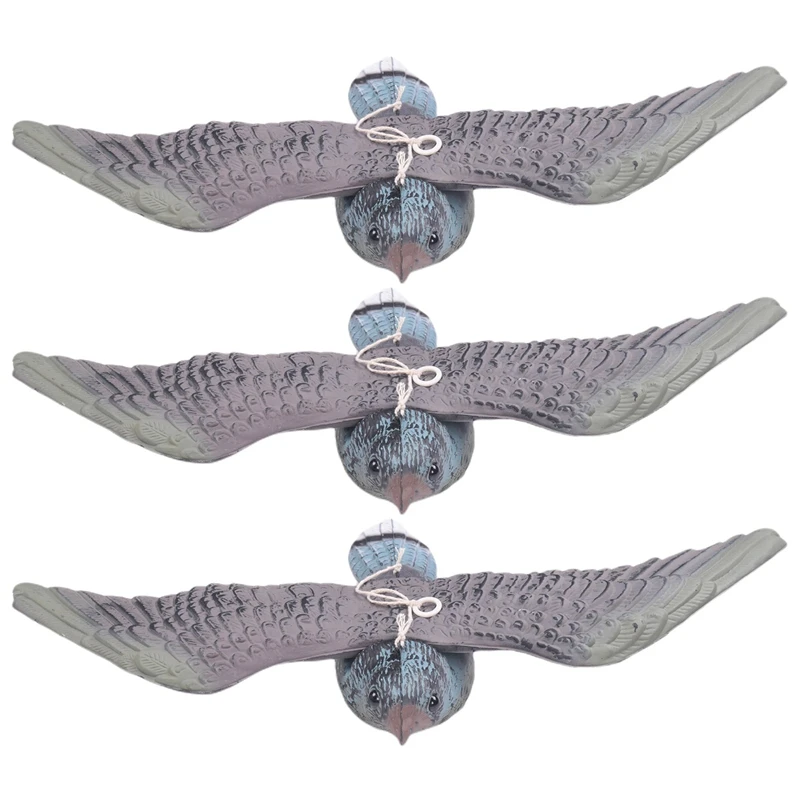 3X Realistic Flying Bird Hawk Pigeon Decoy Pest Control Garden Scarer Scarecrow Ornament
3X Realistic Flying Bird Hawk Pigeon Decoy Pest Control Garden Scarer Scarecrow Ornament