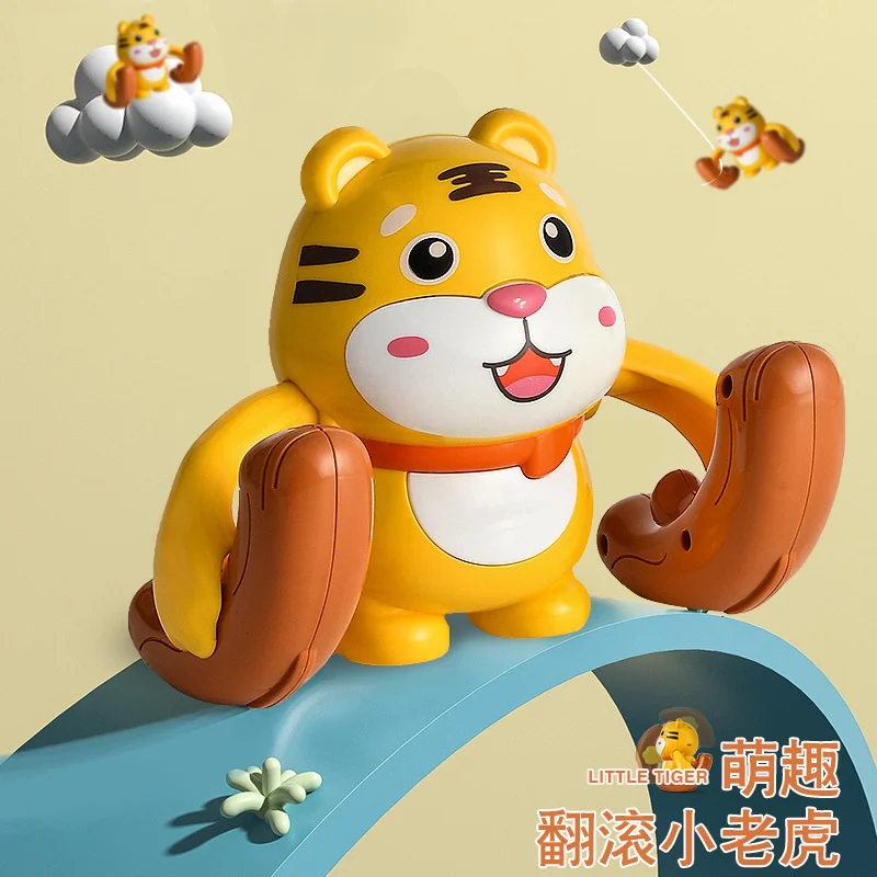 Rolling tiger puzzle electric crawling baby 0-1 year old boy girl baby somersault little monkey children's toy 
Rolling tiger puzzle electric crawling baby 0-1 year old boy girl baby somersault little monkey children's toy