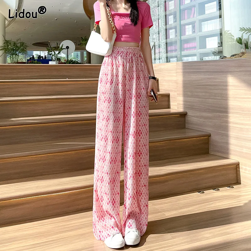 Printing Straight Spring Summer Thin Women's Clothing 2022 Sweet Elastic Waist Pleated Bohemian Fashion Bright Colors Streetwear
Printing Straight Spring Summer Thin Women's Clothing 2022 Sweet Elastic Waist Pleated Bohemian Fashion Bright Colors Streetwear