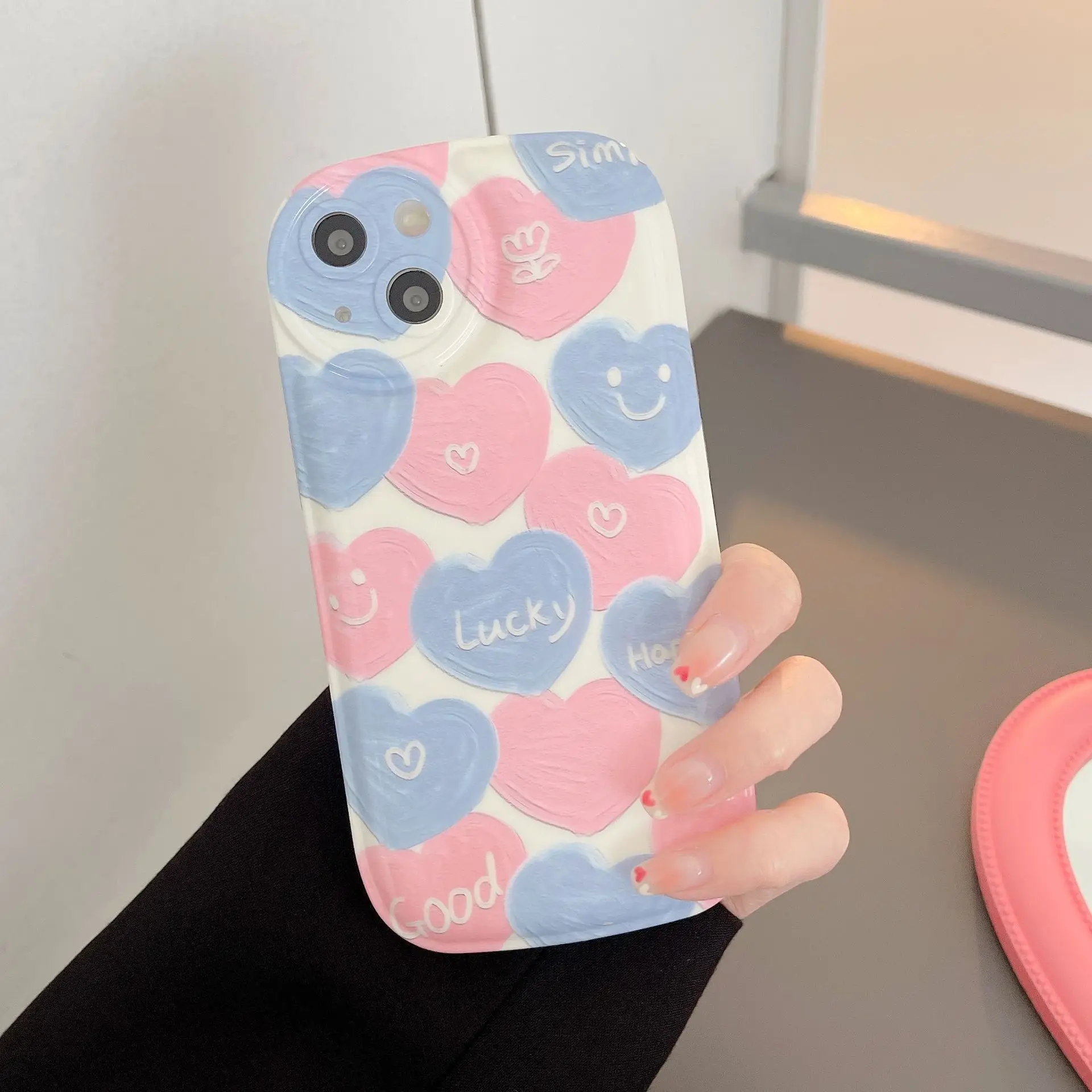 Love balloon Sweet oil painting art Retro Phone case For iPhone 13 11 12 Pro Max Xs Max XR X case Cute cartoon air cushion Cover
Love balloon Sweet oil painting art Retro Phone case For iPhone 13 11 12 Pro Max Xs Max XR X case Cute cartoon air cushion Cover