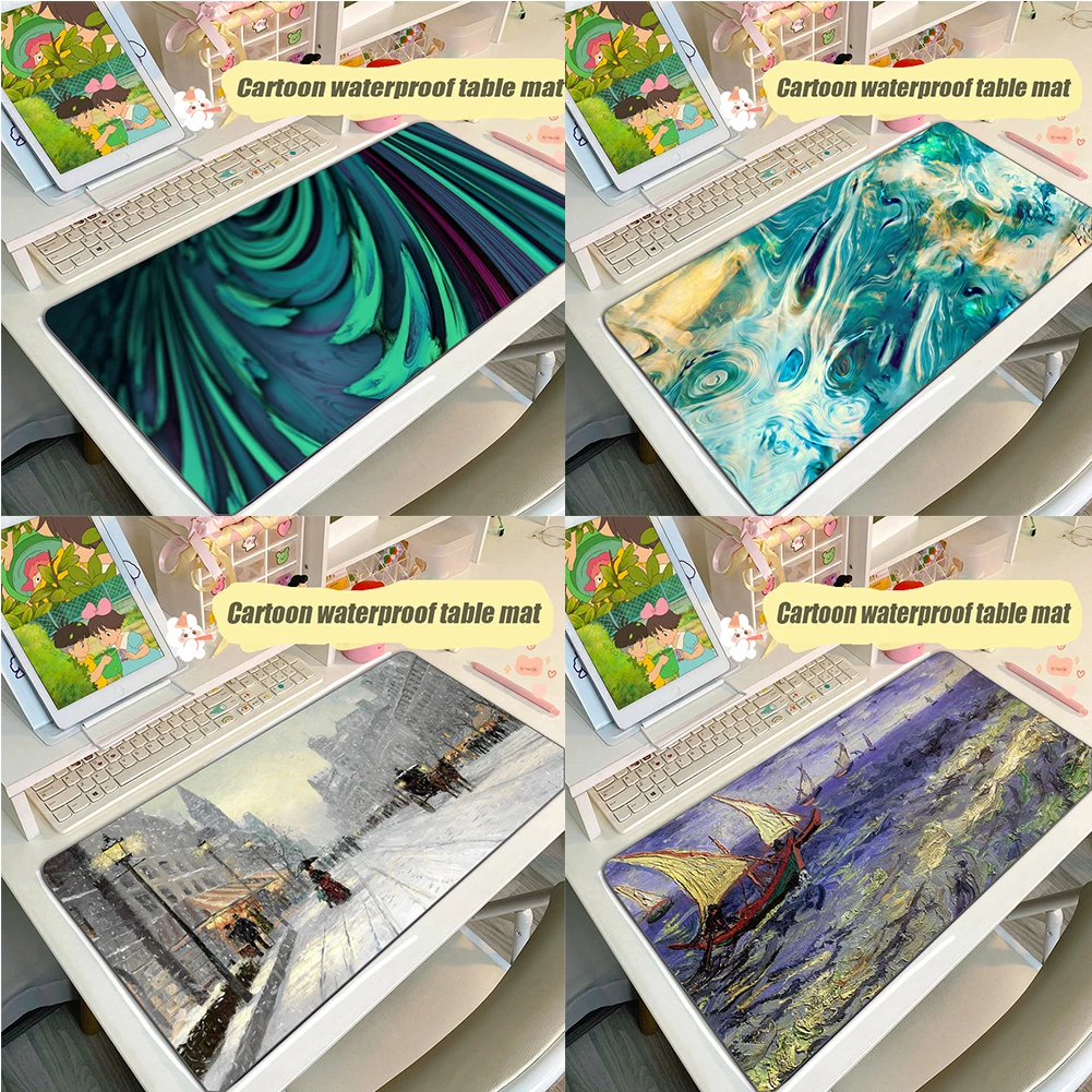 Oil painting spirit world surrounding oversized game office non-sliplock edge mouse mad mousepad mouse keyboard set japanese mat
Oil painting spirit world surrounding oversized game office non-sliplock edge mouse mad mousepad mouse keyboard set japanese mat