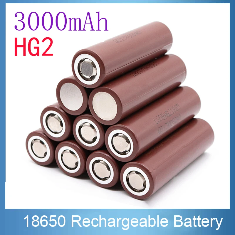 100% New Original HG2 18650 3000mAh battery 18650HG2 3.6V discharge 20A dedicated For hg2 Power Rechargeable battery
100% New Original HG2 18650 3000mAh battery 18650HG2 3.6V discharge 20A dedicated For hg2 Power Rechargeable battery