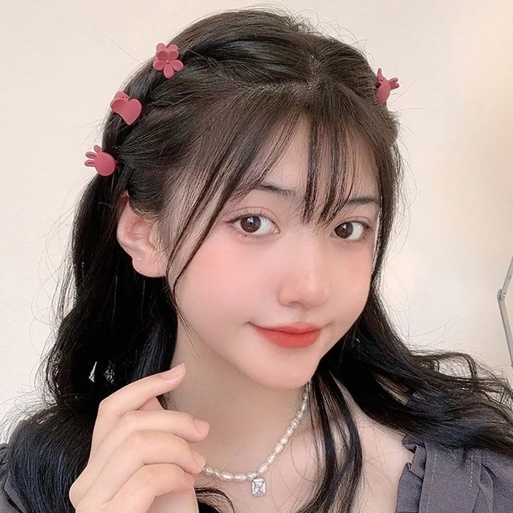 

Fashion Cute Kids Flower Love Heart Rabbit Women Hair Accessories Korean Style Hairpin Hair Claws Set Small Gripping Clip