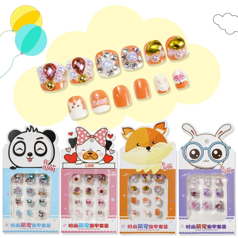 Kids Press on Nails Children Fake Nails Artificial Nail Tips Girls Full Cover Short False Fingernails for Girls Drop Shipping
Kids Press on Nails Children Fake Nails Artificial Nail Tips Girls Full Cover Short False Fingernails for Girls Drop Shipping