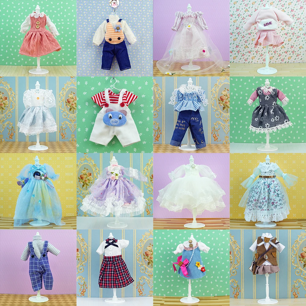 30CM Barbie Doll Clothes Accessories For BJD Doll Mini Dress Handbags Cute Plush Dolls Anime Model Figure Girl Toy Birthday Gift
30CM Barbie Doll Clothes Accessories For BJD Doll Mini Dress Handbags Cute Plush Dolls Anime Model Figure Girl Toy Birthday Gift