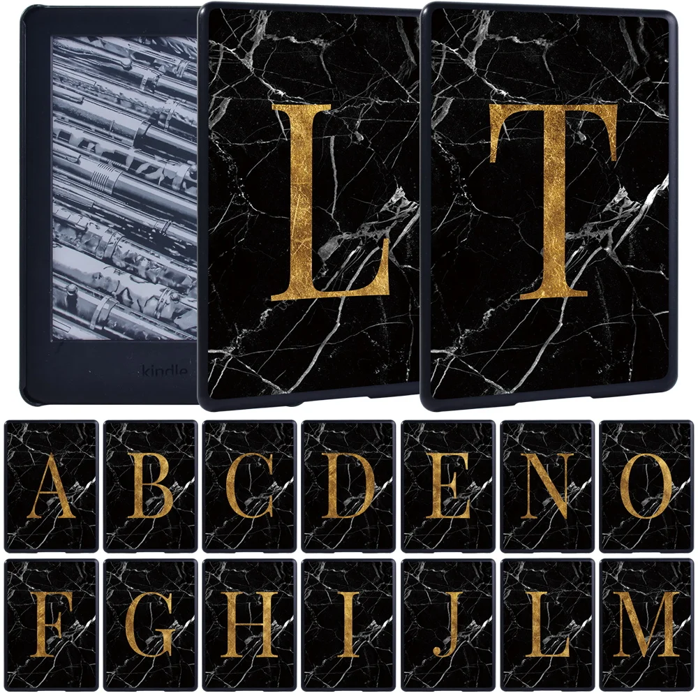 For Amazon Kindle Ereader Paperwhite 3/4/1/2/Kindle 10th Gen 2019/8th Gen 2016 - Slim Blackmarble Letter Tablet Cover Case+ Pen
For Amazon Kindle Ereader Paperwhite 3/4/1/2/Kindle 10th Gen 2019/8th Gen 2016 - Slim Blackmarble Letter Tablet Cover Case+ Pen