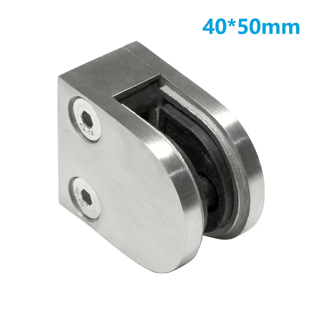 304 Stainless Steel Glass Retaining Clip Round Back Metal Clamps Bracket Flat Back Polished For Handrail Staircase Ground Walls
304 Stainless Steel Glass Retaining Clip Round Back Metal Clamps Bracket Flat Back Polished For Handrail Staircase Ground Walls