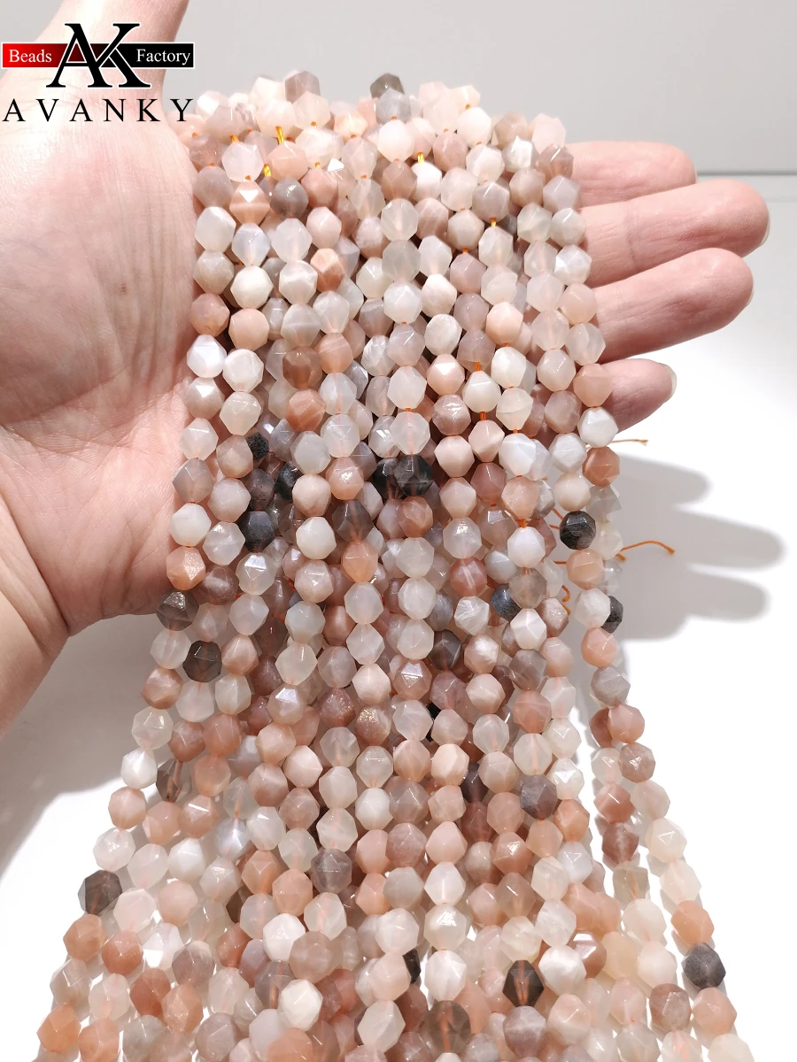 Natural Colorful Moonstone Crystal Round Stone Beads Faceted Loose Spacer For Jewelry Making DIY Necklace Bracelet 15''6-10mm
Natural Colorful Moonstone Crystal Round Stone Beads Faceted Loose Spacer For Jewelry Making DIY Necklace Bracelet 15''6-10mm