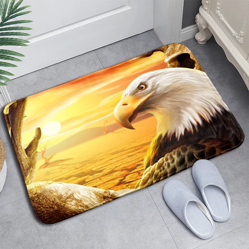 Eagle Doormat Floor/Bath/Kitchen/Beach Mat Flannel Sponge Fabric 3D Printed Shaggy Custom Decoration For Bedroom
Eagle Doormat Floor/Bath/Kitchen/Beach Mat Flannel Sponge Fabric 3D Printed Shaggy Custom Decoration For Bedroom