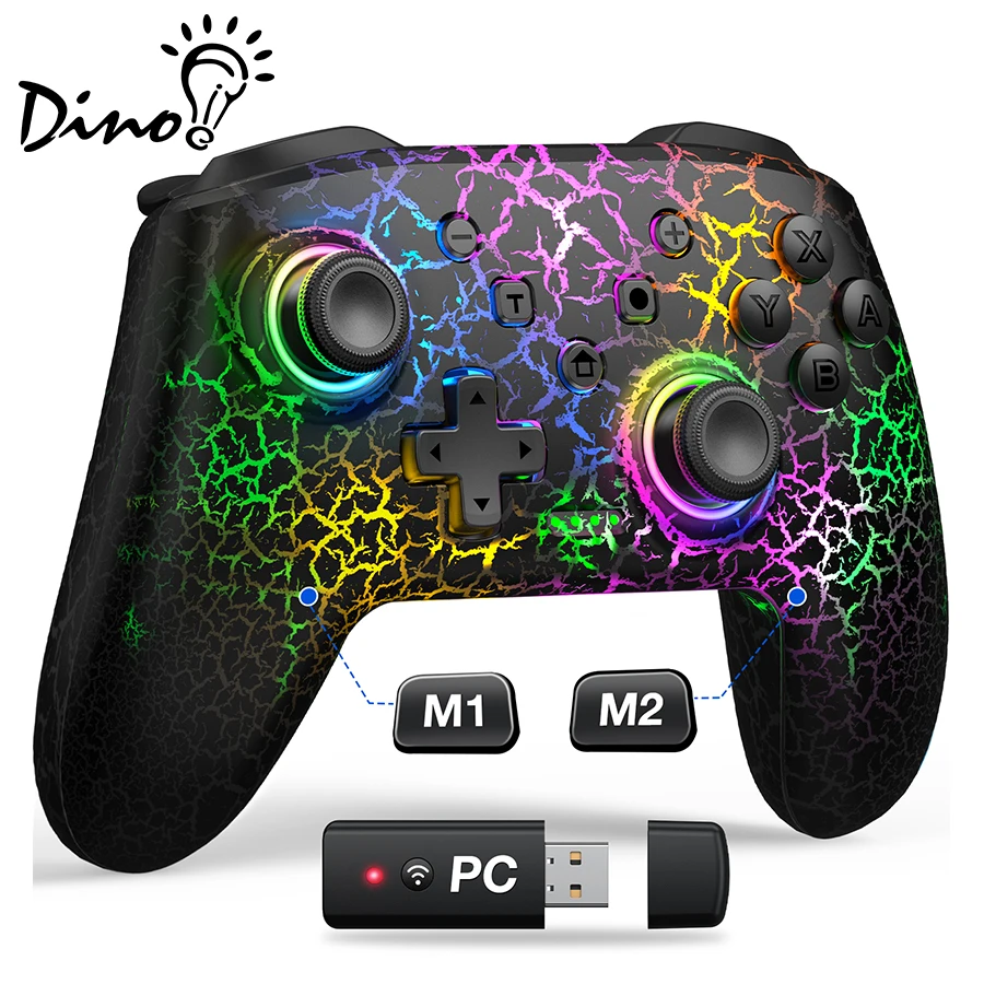 2.4G Wireless Gamepad For Nintendo Switch Controller For Switch OLED/Switch Lite Joypad With wireless plug For Computer/Laptop
2.4G Wireless Gamepad For Nintendo Switch Controller For Switch OLED/Switch Lite Joypad With wireless plug For Computer/Laptop