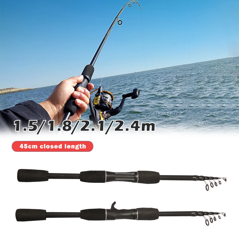 Outdoor Telescopic Fishing Rod Sport Carp Fishing Carbon Fiber Casting Rod Freshwater Saltwater Reservoir Fishing Tackle
Outdoor Telescopic Fishing Rod Sport Carp Fishing Carbon Fiber Casting Rod Freshwater Saltwater Reservoir Fishing Tackle