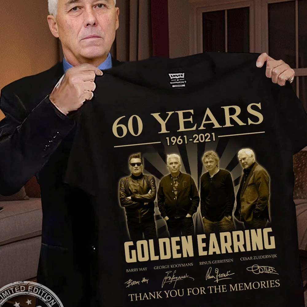 Golden Earring 60 Years 1961 2021 Signatures Thank You For The Memories Shirt
Golden Earring 60 Years 1961 2021 Signatures Thank You For The Memories Shirt
