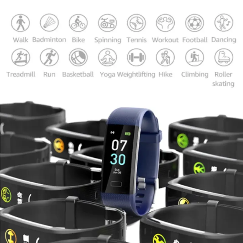 S5 Second Generation Blood Pressure Bracelet Sports Heart Rate Pedometer Body Temperature Measurement Smart Bracelet
S5 Second Generation Blood Pressure Bracelet Sports Heart Rate Pedometer Body Temperature Measurement Smart Bracelet