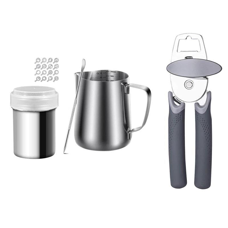 Milk Effervescent Pot with Internal Measurement,Steam Pot with 3 in 1 Manual Can Opener Heavy Duty Handheld Can Openers
Milk Effervescent Pot with Internal Measurement,Steam Pot with 3 in 1 Manual Can Opener Heavy Duty Handheld Can Openers