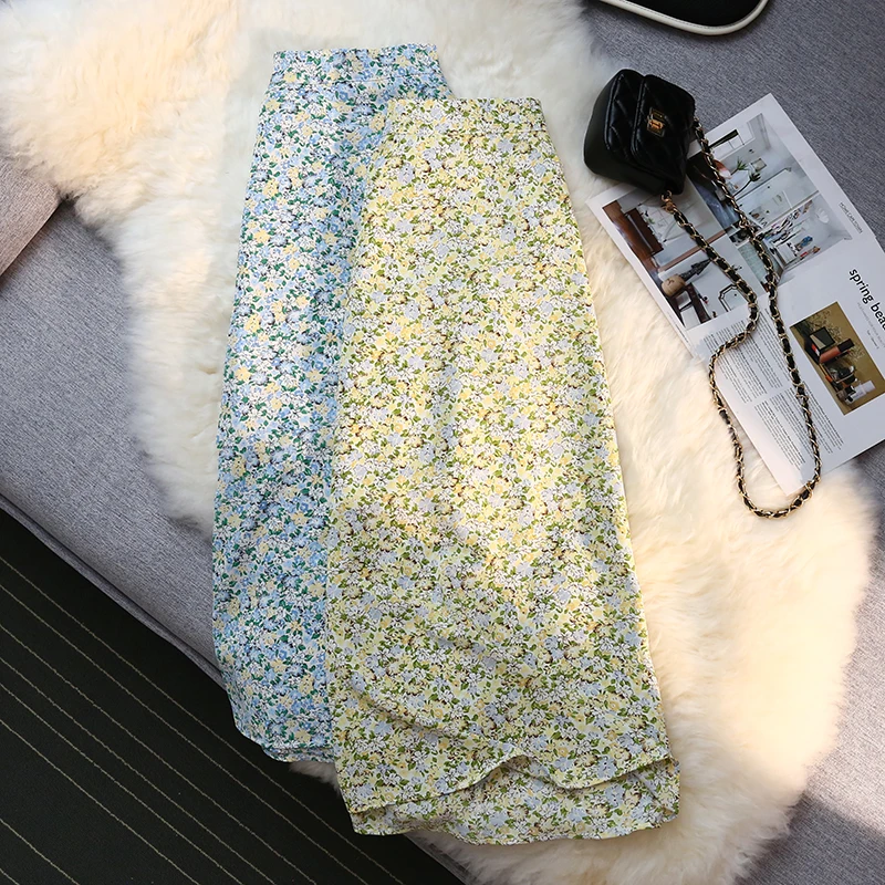 Floral skirt women's popular this year 2022 summer retro thin design small ins bag hip A-line skirt
Floral skirt women's popular this year 2022 summer retro thin design small ins bag hip A-line skirt