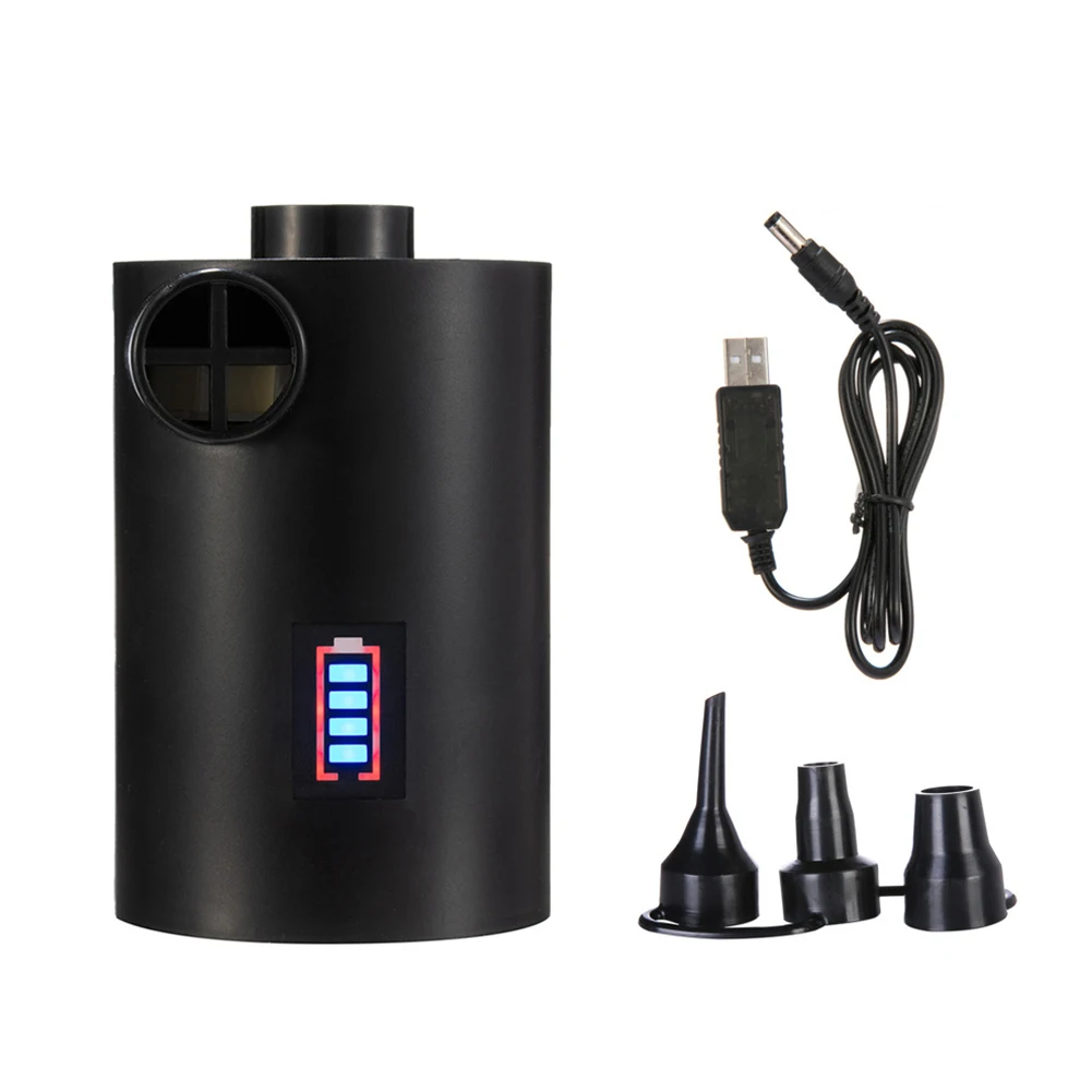 Portable Electric Air Pump Rechargeable Air Compressor for Mattress Boat Bed Inflatable Toy Swimming Paddling Pool with Nozzle
Portable Electric Air Pump Rechargeable Air Compressor for Mattress Boat Bed Inflatable Toy Swimming Paddling Pool with Nozzle