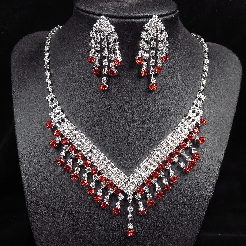 Trendy Female Blue Crystal Jewelry Set Charm Silver Color Dangle Earring For Women Dainty Zircon Stone Wedding Chain Necklace
Trendy Female Blue Crystal Jewelry Set Charm Silver Color Dangle Earring For Women Dainty Zircon Stone Wedding Chain Necklace