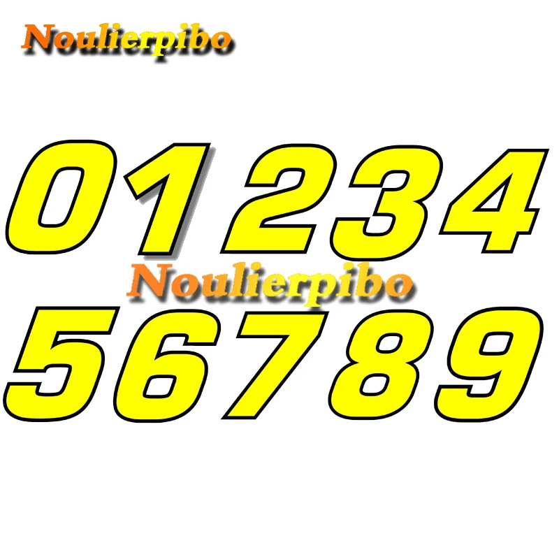 Personalised Yellow Fluorescent Arabic Numeral Racing Sticker Waterproof Reflective PVC Vinyl Decal for Various Flat Surfaces
Personalised Yellow Fluorescent Arabic Numeral Racing Sticker Waterproof Reflective PVC Vinyl Decal for Various Flat Surfaces