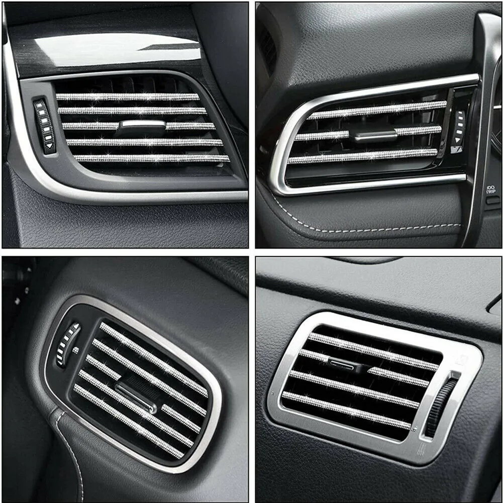 10pcs Bling Car Air Conditioner Outlet Decoration Seal Strip Trim Vent "u" Shape PVC B;ong Rhinestone Diamond Pink White Red
10pcs Bling Car Air Conditioner Outlet Decoration Seal Strip Trim Vent "u" Shape PVC B;ong Rhinestone Diamond Pink White Red