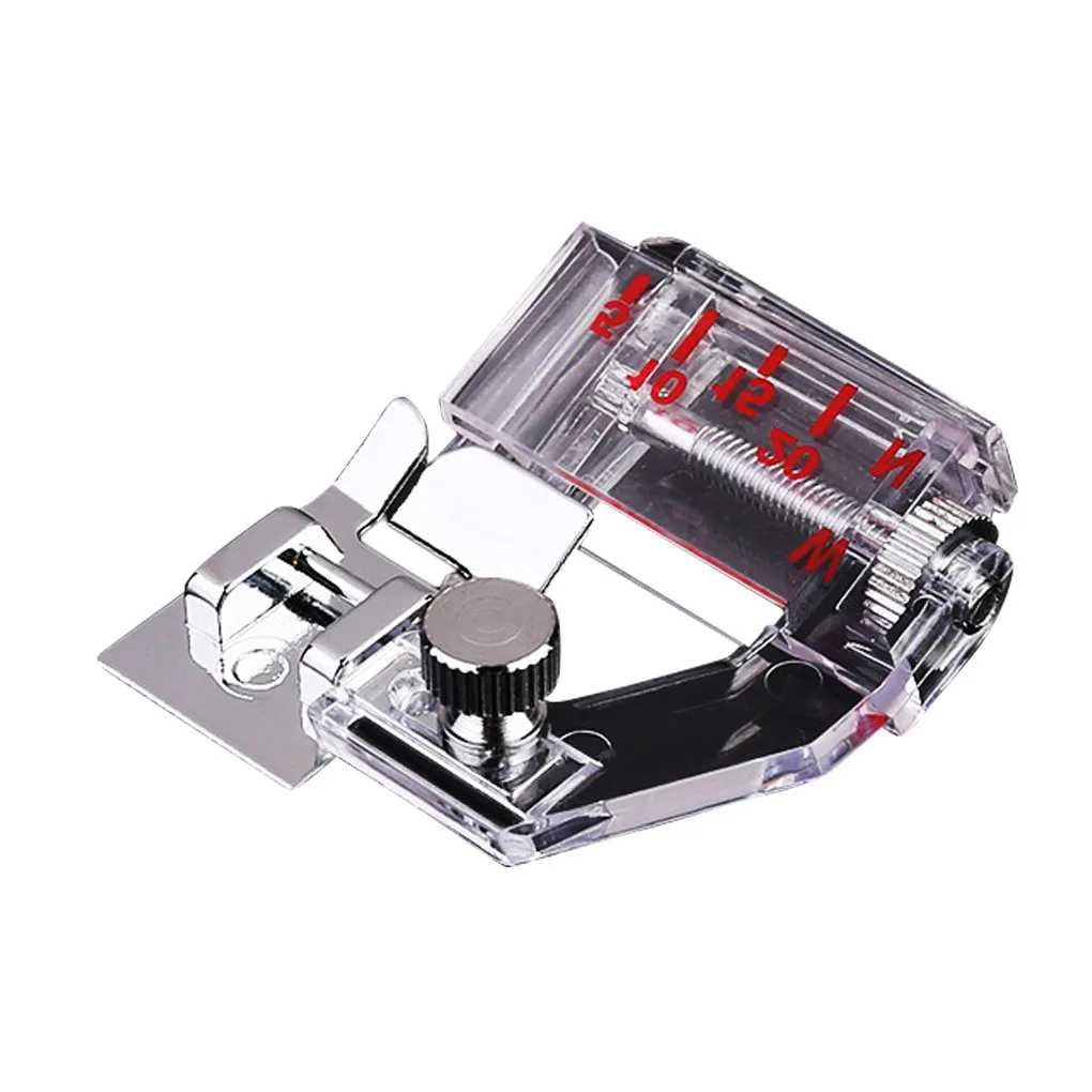 Adjustable Tap Bias Binder Foot Universal Rolled Hem Presser Feet Domestic Sewing Machines Binding Pressure Foot
Adjustable Tap Bias Binder Foot Universal Rolled Hem Presser Feet Domestic Sewing Machines Binding Pressure Foot