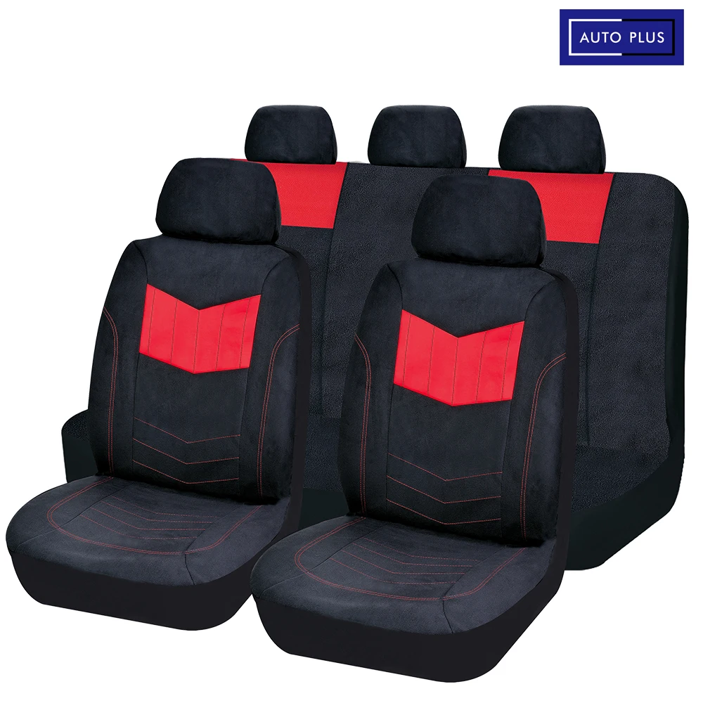 AUTO PLUS Universal Short Flannel With Leather Car Seat Covers
AUTO PLUS Universal Short Flannel With Leather Car Seat Covers