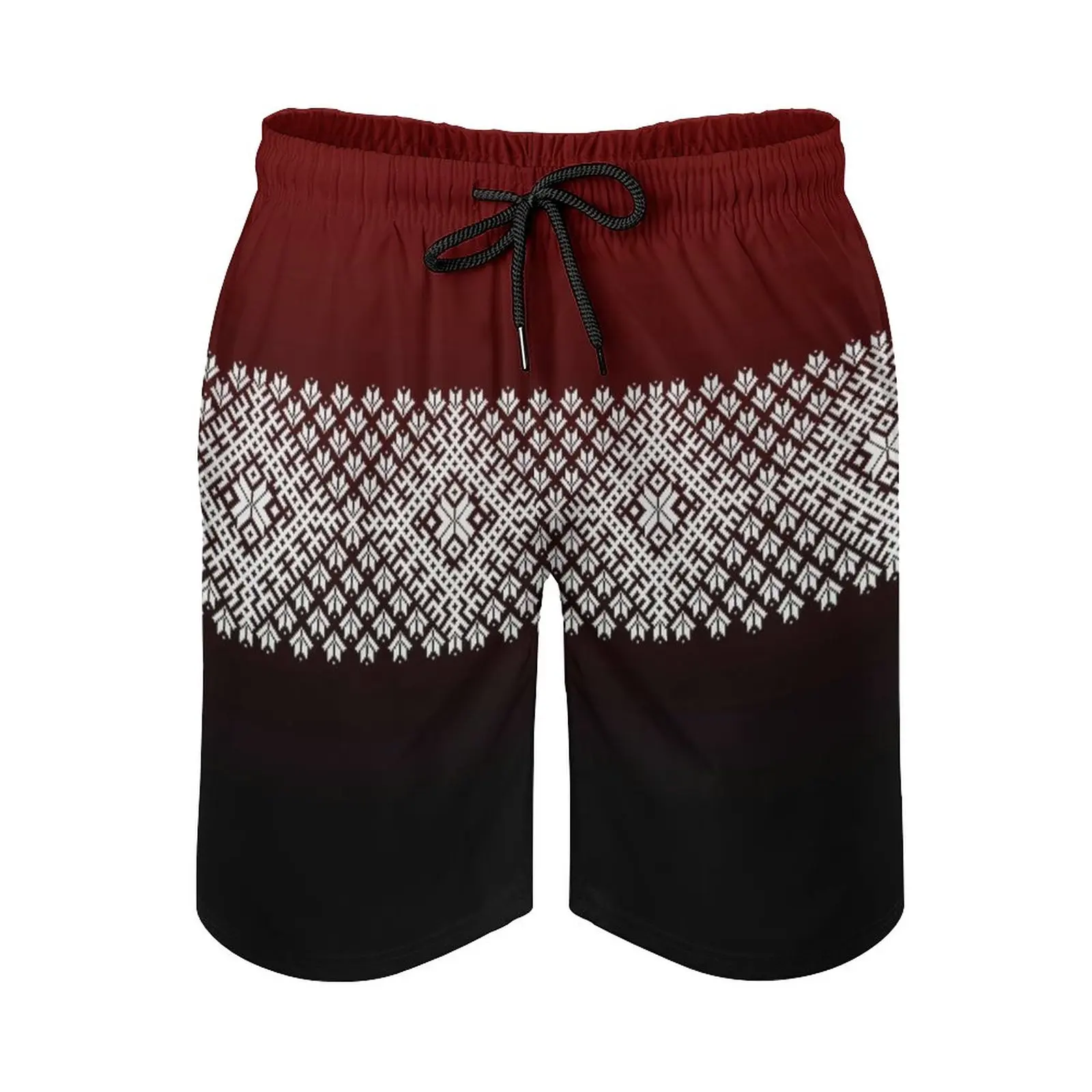 Red Black And White Latvian Lielvarde Belt Motif Men's Swim Trunks Sports Shorts Beach Trunks Surfing Pockets And Mesh Lining
Red Black And White Latvian Lielvarde Belt Motif Men's Swim Trunks Sports Shorts Beach Trunks Surfing Pockets And Mesh Lining