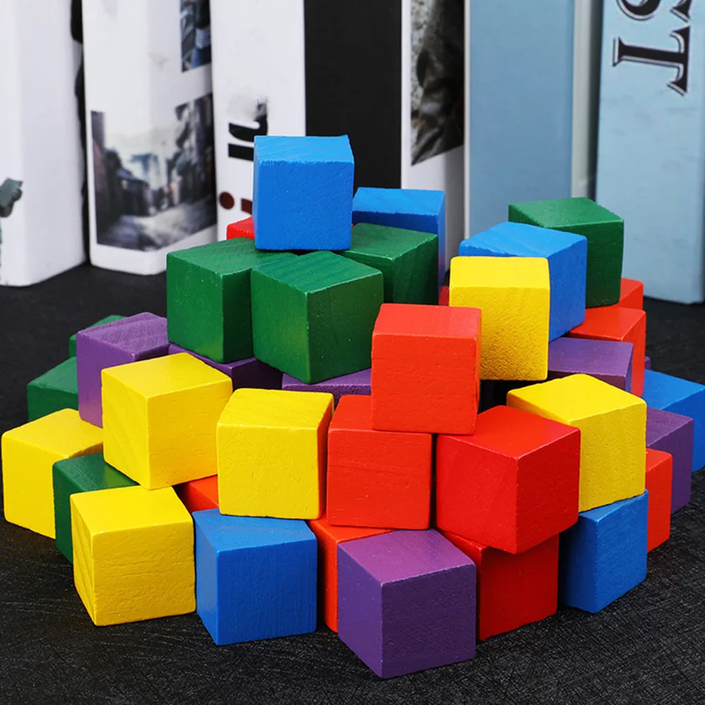 50pcs 2.5cm Wooden Colorful Cubes Building Blocks Kids Stacking Game Baby Shape Color Learning Educational Toys
50pcs 2.5cm Wooden Colorful Cubes Building Blocks Kids Stacking Game Baby Shape Color Learning Educational Toys
