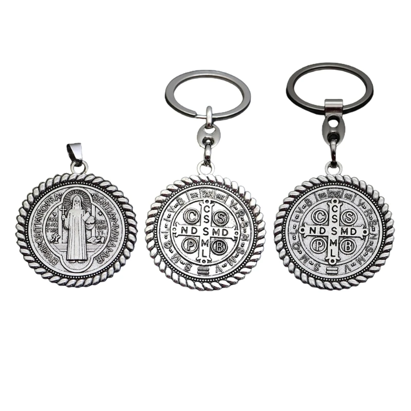 Metal Silver Christian Keychain Pendant Hanging Charm Ornaments Decoration Drop Shipping
Metal Silver Christian Keychain Pendant Hanging Charm Ornaments Decoration Drop Shipping