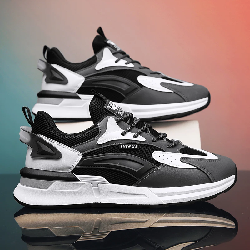 Men's Sneakers Mesh Lightweight Breathable Running Shoes Korean Fashion Versatile Rubber Soft Sole High Elastic Walking Shoes
Men's Sneakers Mesh Lightweight Breathable Running Shoes Korean Fashion Versatile Rubber Soft Sole High Elastic Walking Shoes